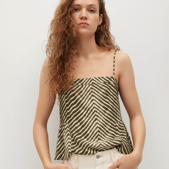 ๐คNWT - Flowy Zebra Printed Top Khasi - Picture 3 of 14